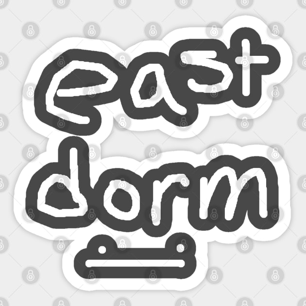 HMC East Dorm Merch (SP23) T-Shirt (MEME VERSION) Sticker by kavidey